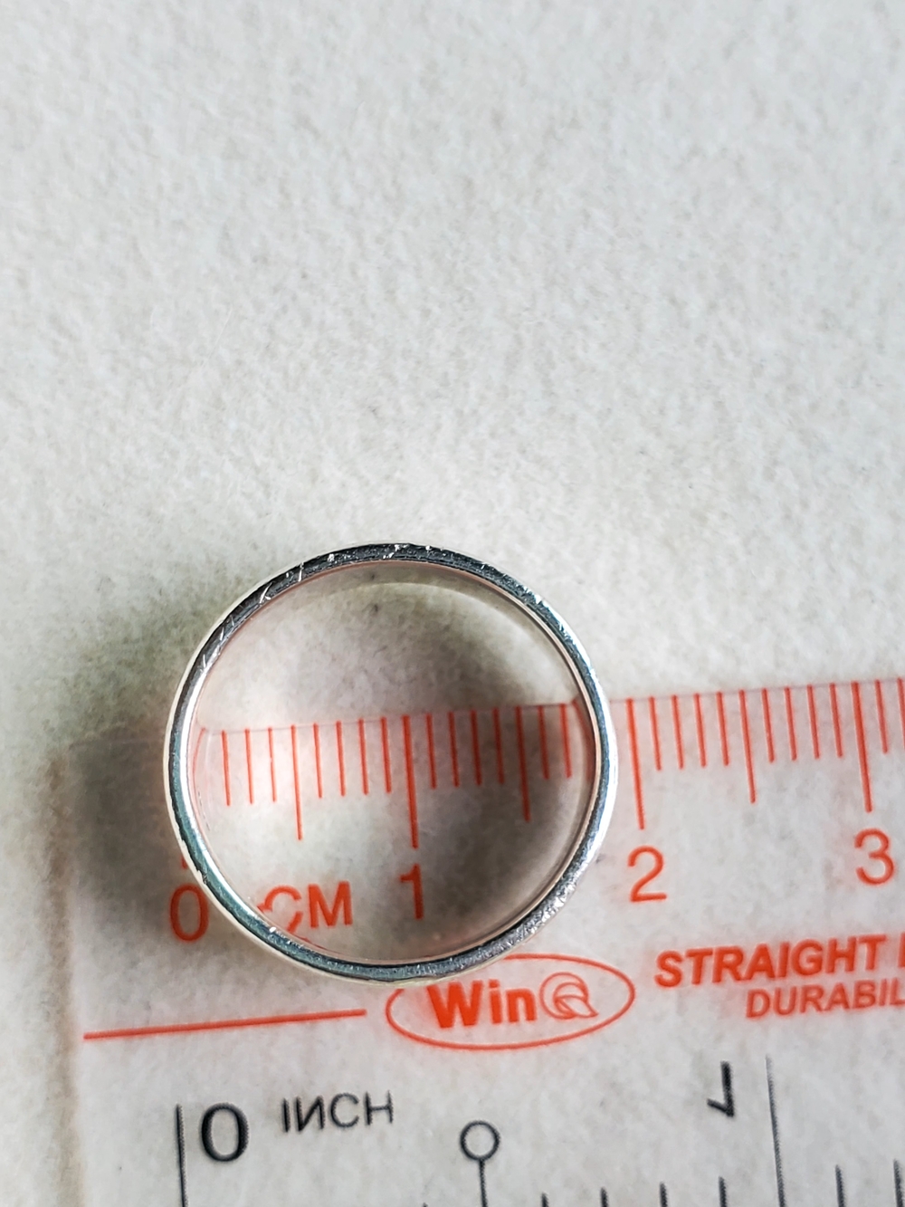 925 Classic Sterling Silver Band Ring • 3.86 g - Picture 5 of 6